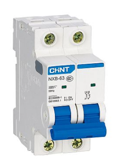 Автоматический выключатель CHINT NXB-63S 2P 50А 4.5kA характеристика B (R)