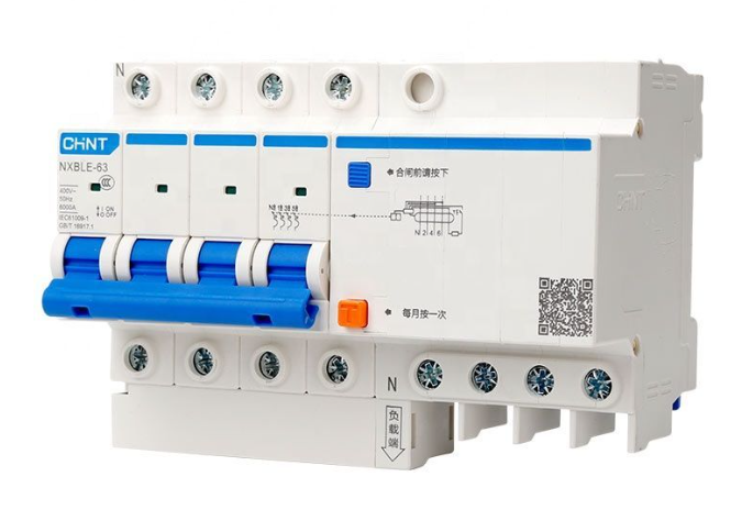 Выключатель автоматический дифференциального тока CHINT 4п C 32А 30мА тип AC 6кА NXBLE-63 (R) купить с доставкой по РФ