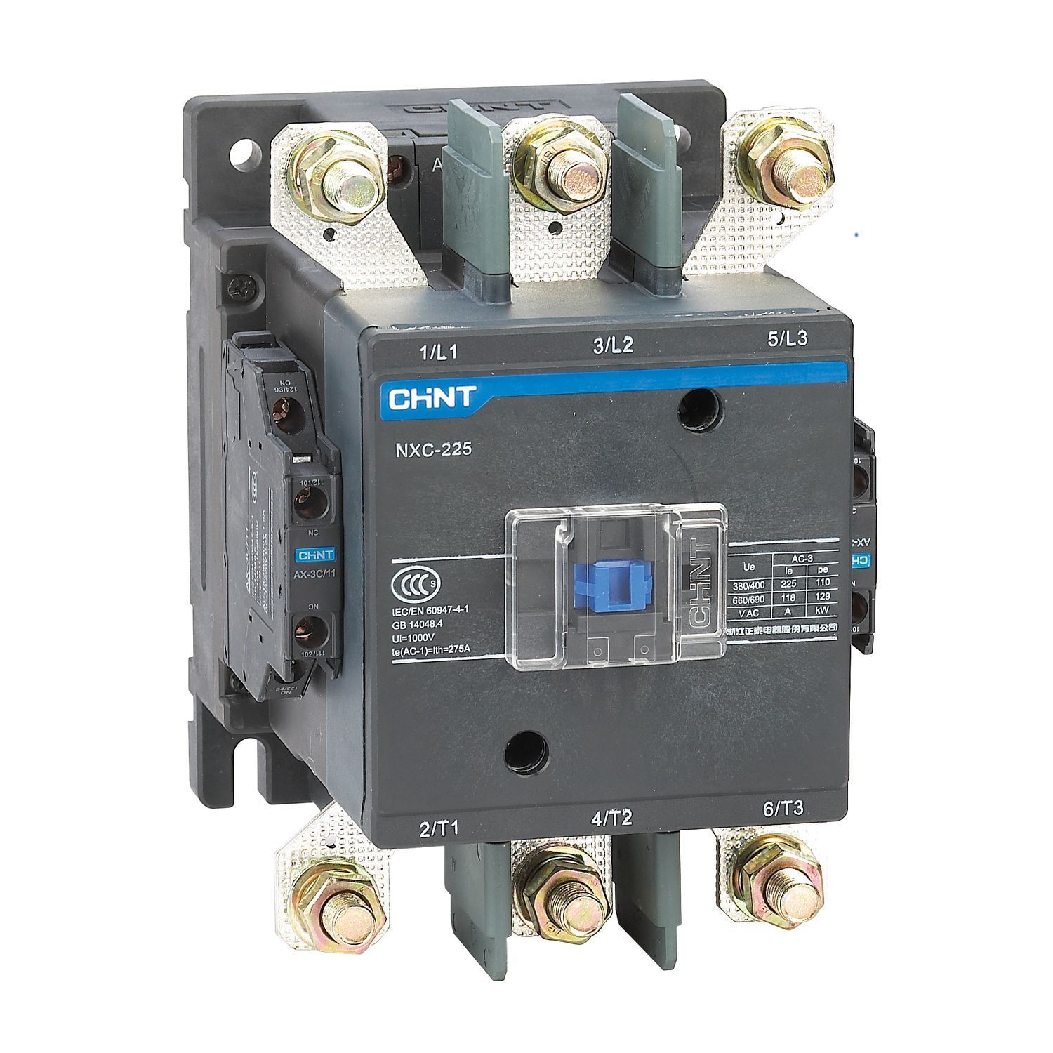 Контактор CHINT NXC-265 265А 220В/АС3 2НО+2НЗ 50Гц (R)