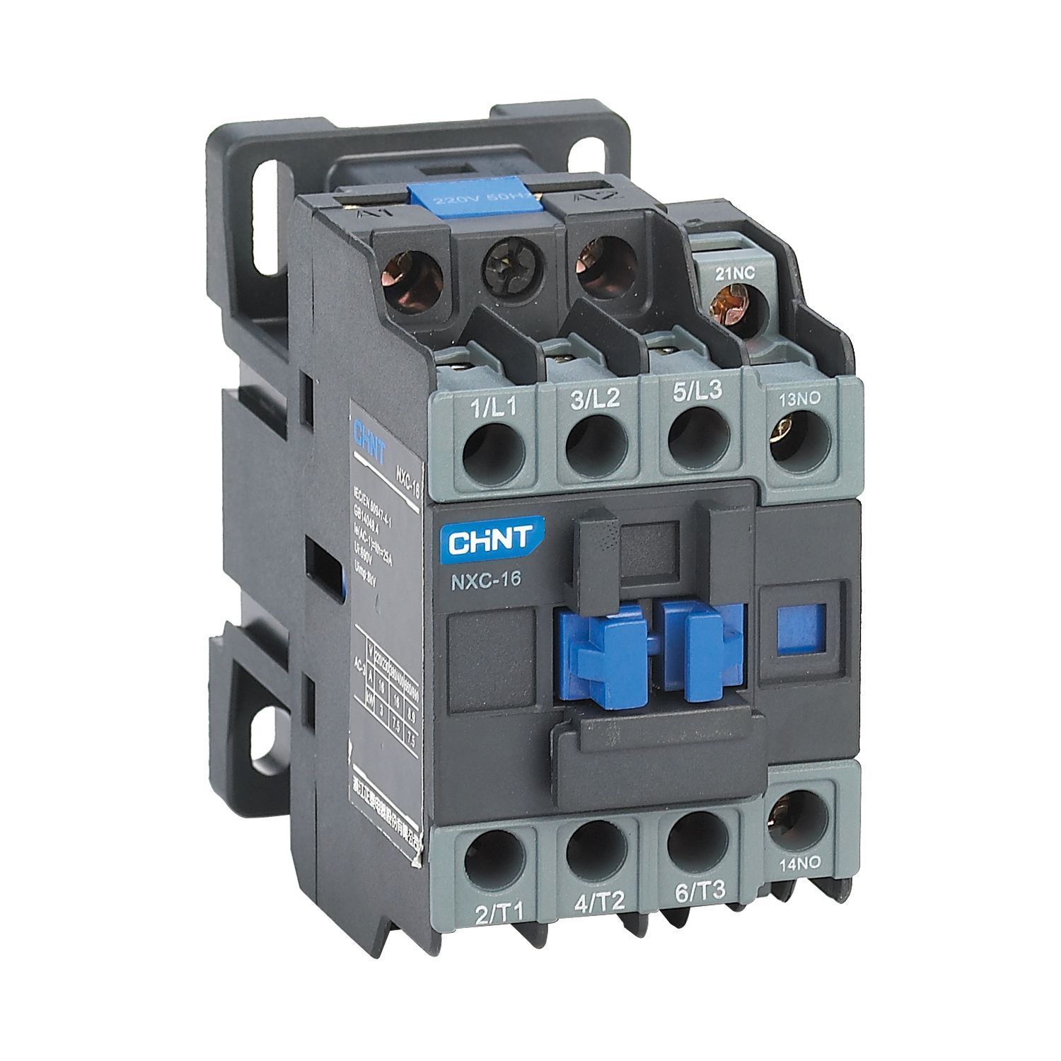 Контактор CHINT NXC-16 16А 220В/АС3 1НО+1НЗ 50Гц (R)
