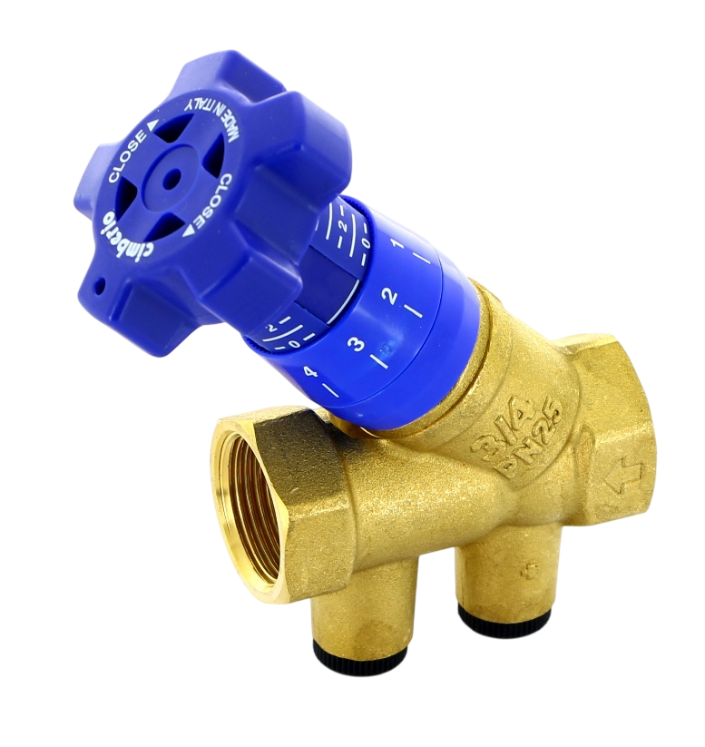 Клапан балансировочный ручной Cimberio 787OT/2R 3/4" BB без измерительных ниппелей купить с доставкой по РФ