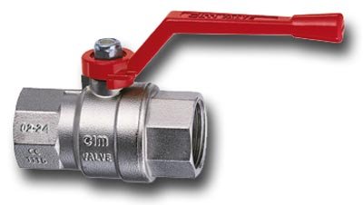 Кран шаровой Cimberio 1 1/2" ВВ, серия Т16, (ручка-рычаг) CIM 16 112