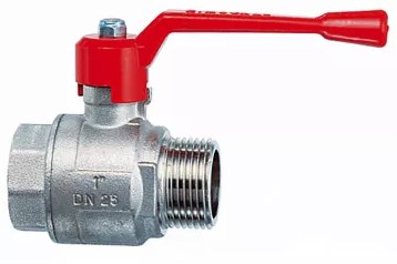 Кран шаровой Cimberio 3/4" ВР-НР, Pn 25, ручка CIM 201/14 34