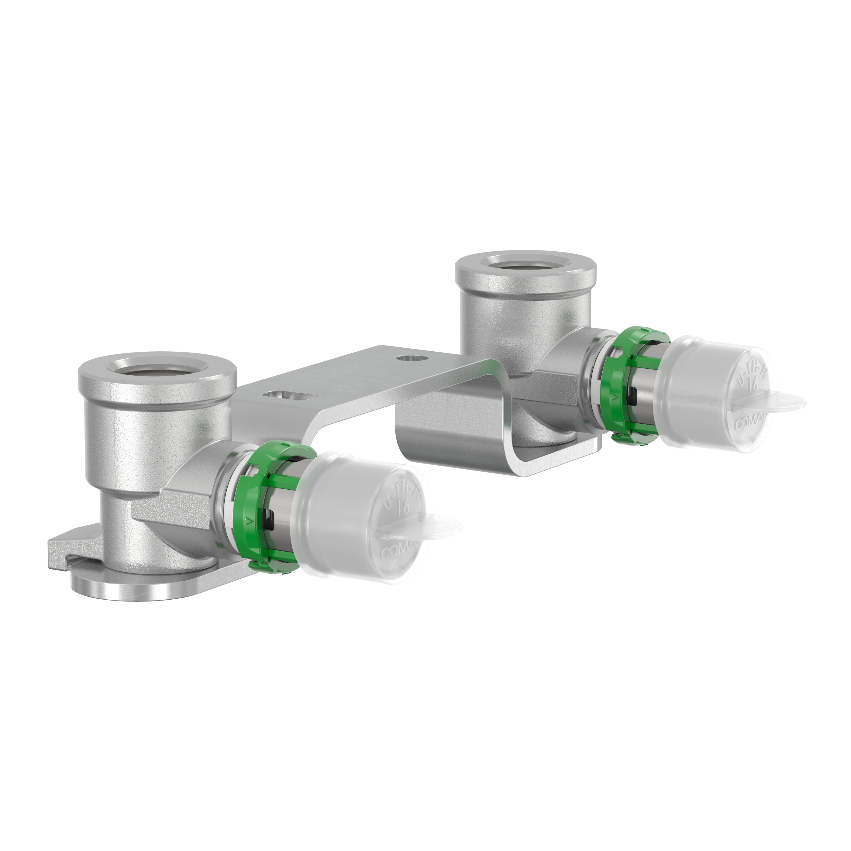 ПРЕСС Угольник 20х1/2"М установочный двойной 7507W2012 Comap купить с доставкой по РФ