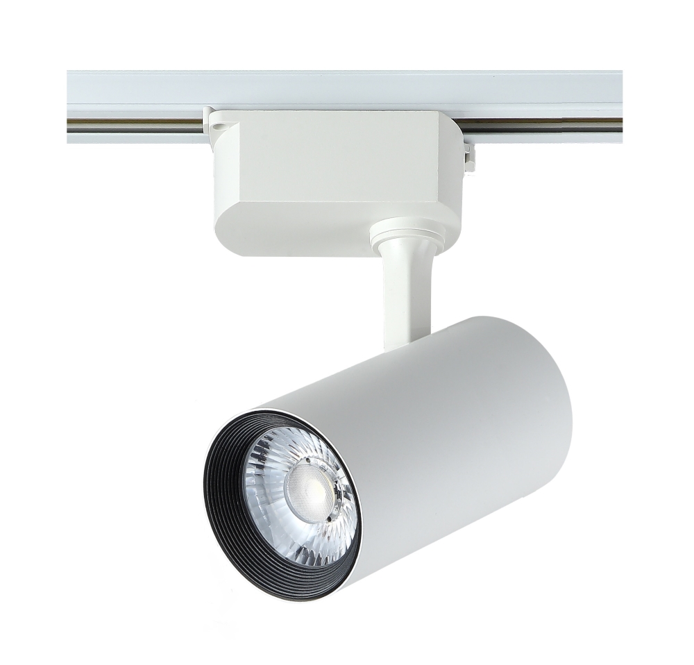 Трековый светильник однофазный Crystal Lux CLT 0.31 006 20W WH