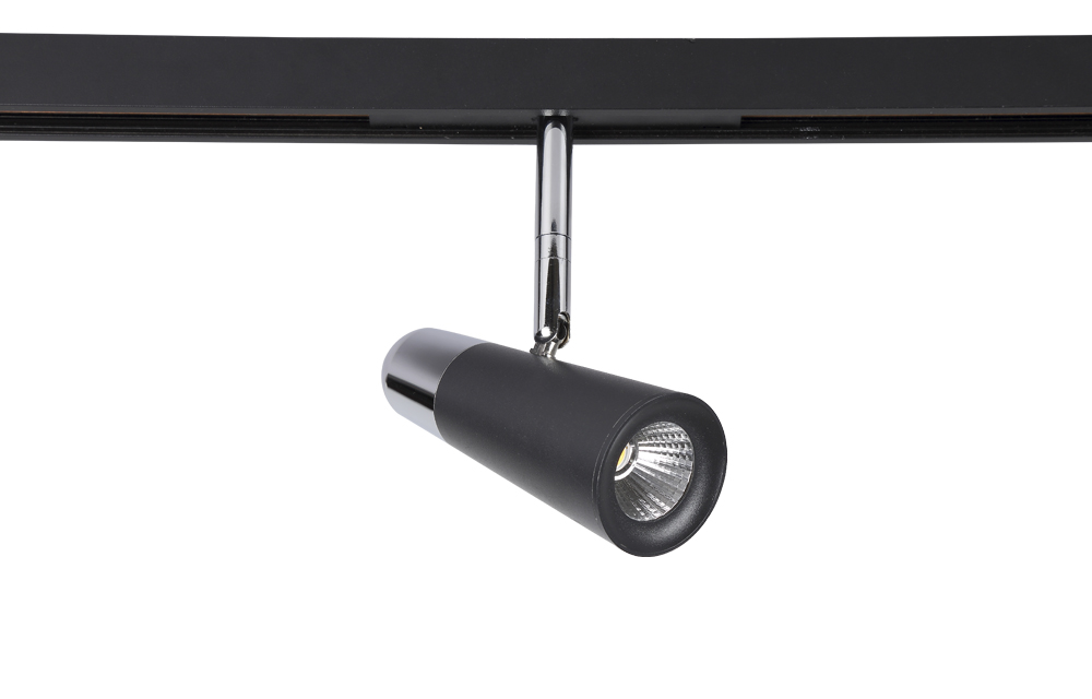 Трековый светодиодный светильник для магнитного шинопровода Crystal Lux Space CLT 0.33 006 12W BL-CH 4000K