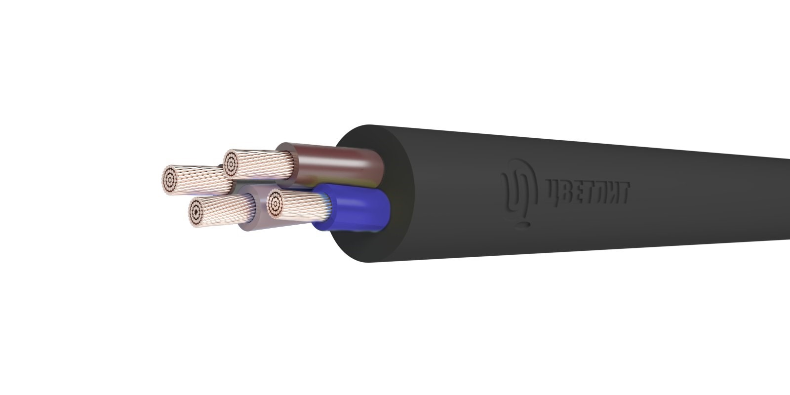 Кабель медный силовой гибкий 4х4 (PE) 220/380-3 (м)