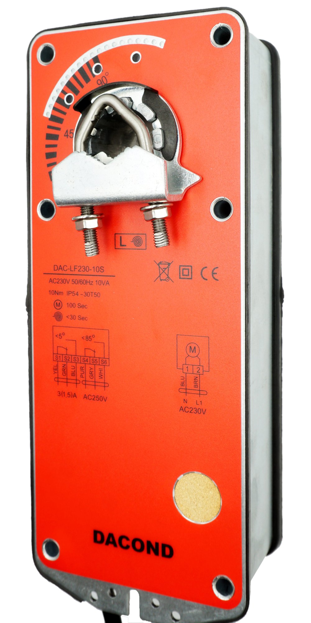 Привод воздушной заслонки Dacond DAC-LF24-20S