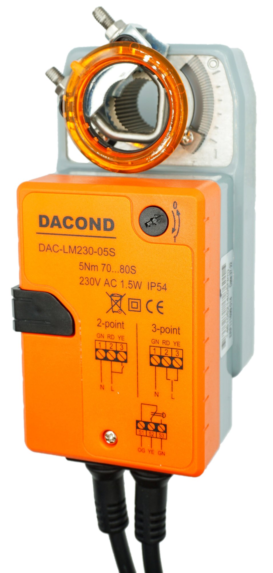 Привод воздушной заслонки Dacond DAC-LM230-20S купить с доставкой по РФ