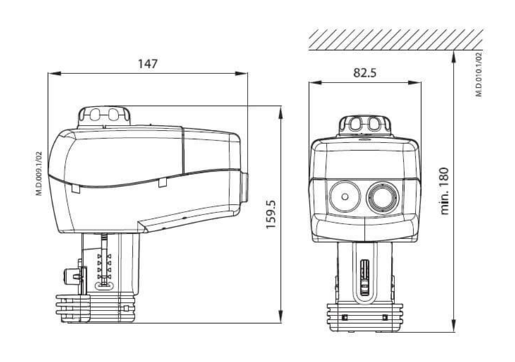 Электропривод импульсный Danfoss AMV 435 230В заказать со складов по всей России