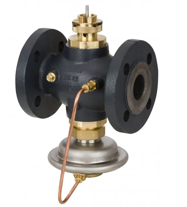 Комбинированный регулятор Danfoss AVQM Ду32/12,5 Pу25 фланцевый