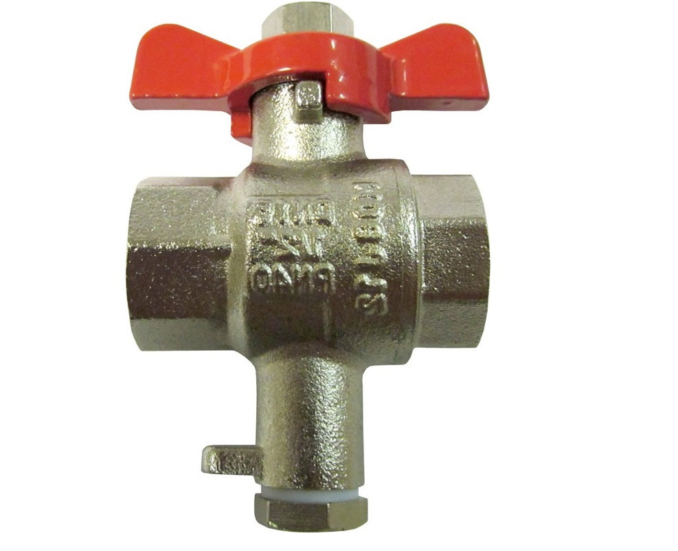 Шаровой клапан Danfoss Ду20 - 3/4" для датчика прямого действия купить с доставкой по РФ