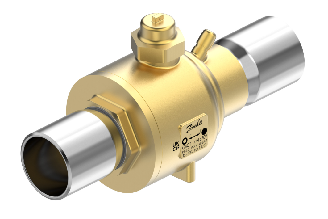 Кран шаровой под сварку Danfoss GBCT 60 D140бар с сервисным штуцером купить с доставкой по РФ