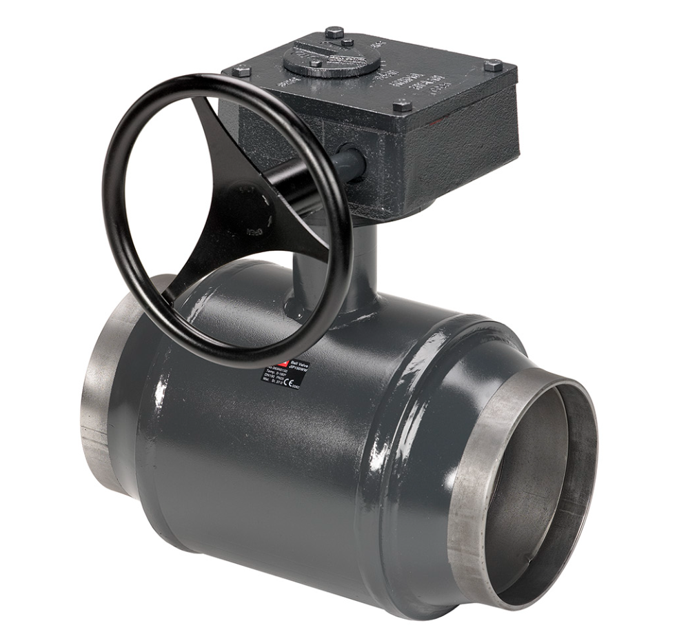 Кран шаровой Danfoss JIP Premium WW Ду300 Ру25 с редуктором