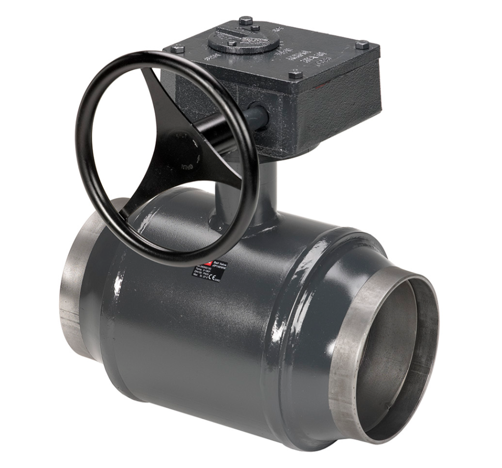 Кран шаровой Danfoss JIP Premium WW Ду350 Ру25 с редуктором