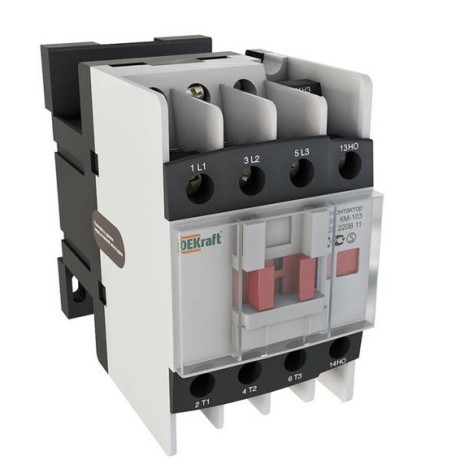 Контактор Dekraft КМ-103 50А 220В 1НО+1НЗ