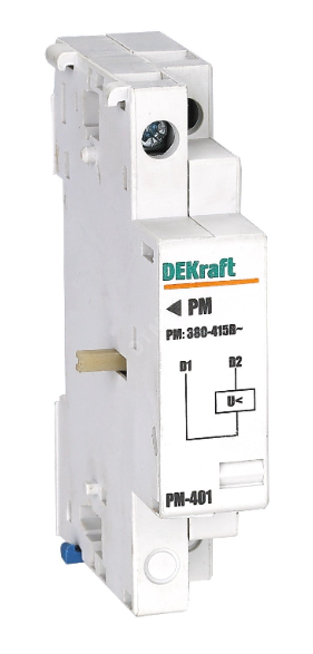 Расцепитель минимального напряжения Dekraft РМ-401 400В