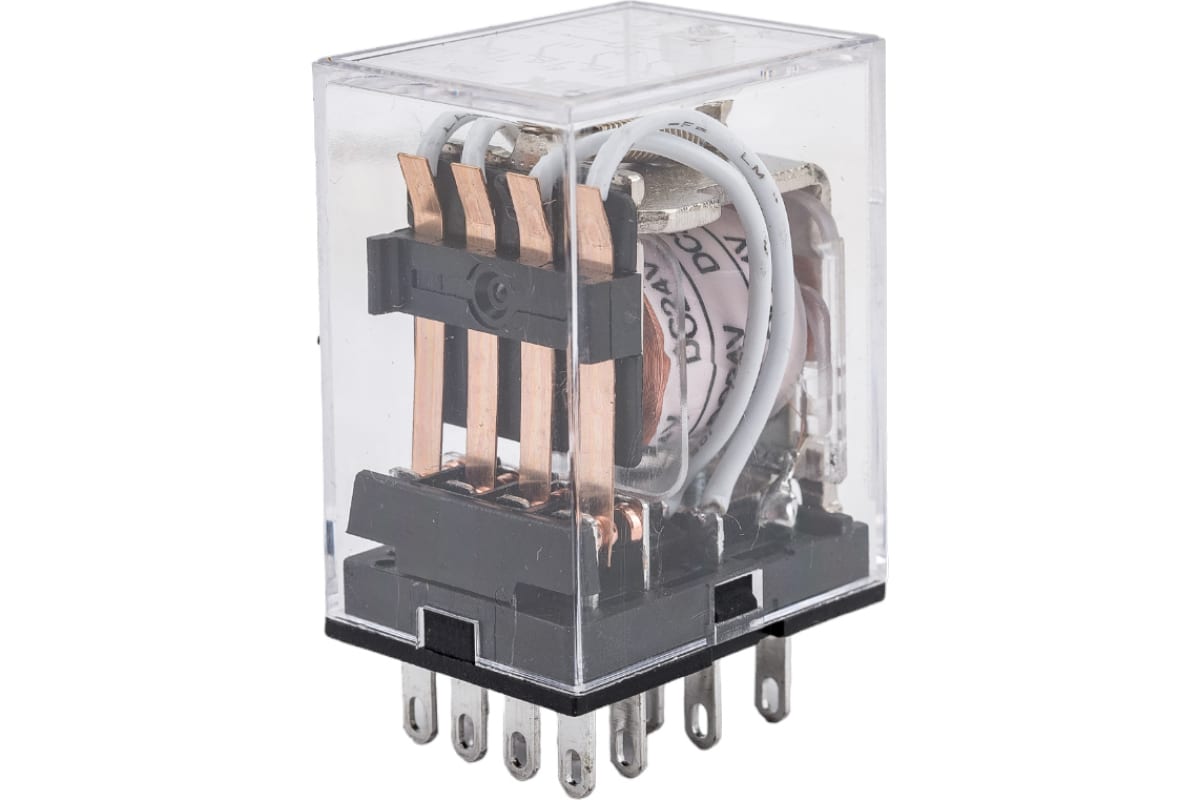 Реле промежуточное DEKraft ПР-102 3А 230В AC 4 конт. с LED-индикацией 23830DEK купить с доставкой по РФ