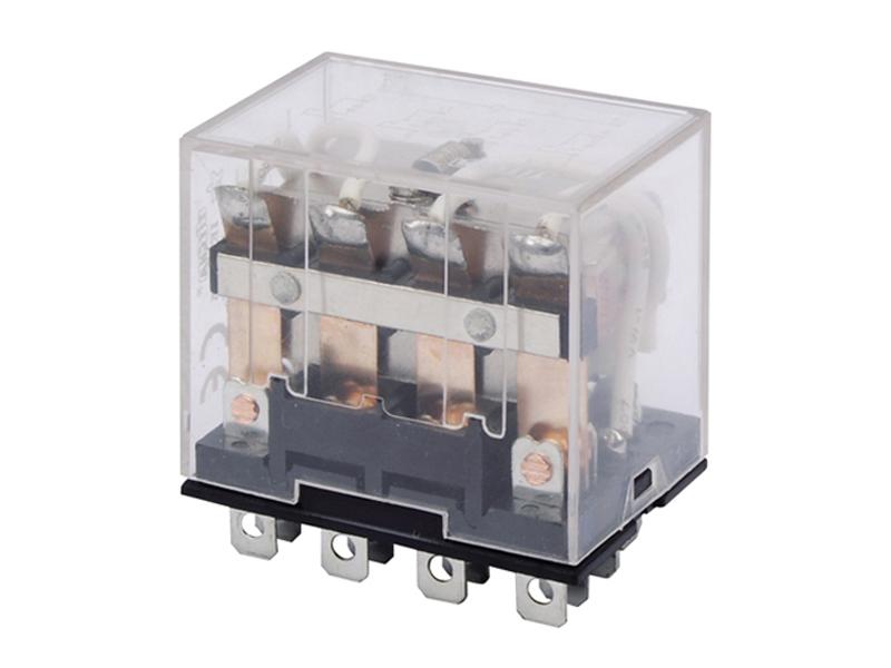 Промежуточное реле DEKraft 4ПК 24В АС (10А) с LED индикацией ПР-102-4-10A-24В-AC
