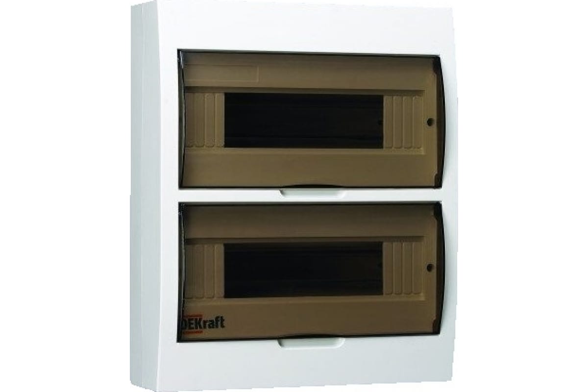 Корпус пластиковый навес. DEKraft 24мод. IP41 ЩРН-П-24 SchE 31013DEK
