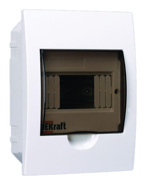Корпус пластиковый встраиваемый 6мод. Dekraft ЩРВ-П-6 22х17х9 IP41 SchE 31002DEK купить с доставкой по РФ