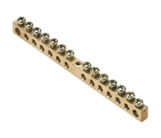 Шина нулевая Dekraft 6х9 (14групп/центр) ШН-101