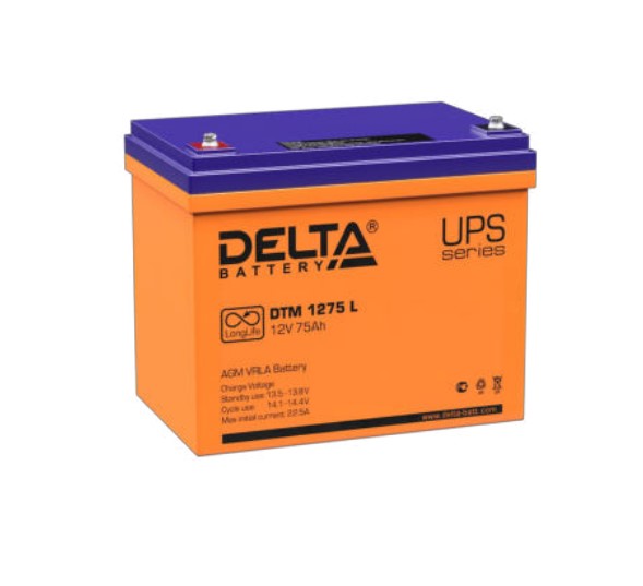 Аккумуляторная батарея для ИБП Delta Battery DTM 1275 L купить с доставкой по РФ