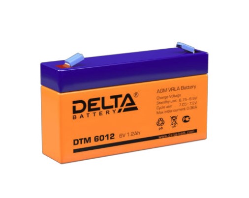 Аккумуляторная батарея общего применения Delta Battery DTM 6012 купить с доставкой по РФ
