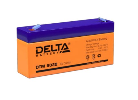 Аккумуляторная батарея общего применения Delta Battery DTM 6032 купить с доставкой по РФ