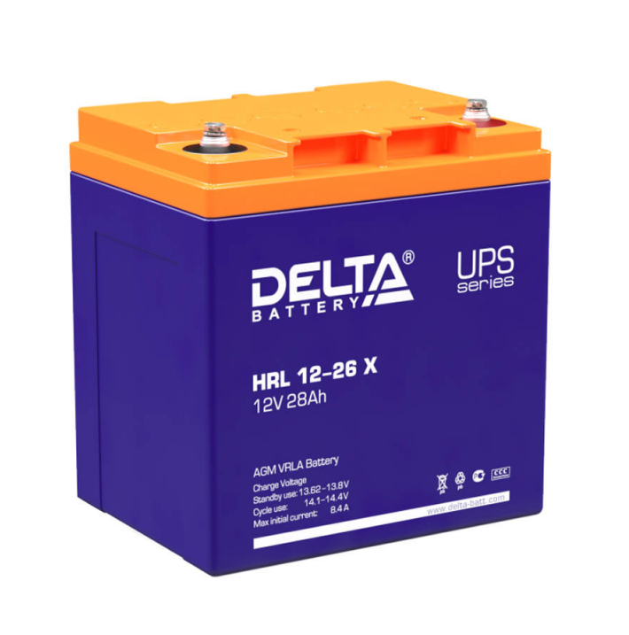 Аккумулятор DELTA Battery HRL X 12В 26Ач