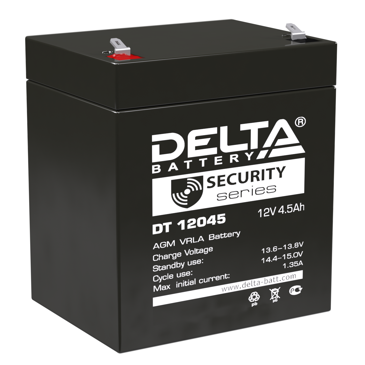   Аккумуляторная батарея для ОПС Delta DT 12045 