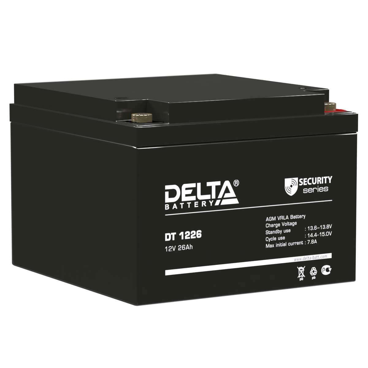   Аккумуляторная батарея для ОПС Delta DT 1226 