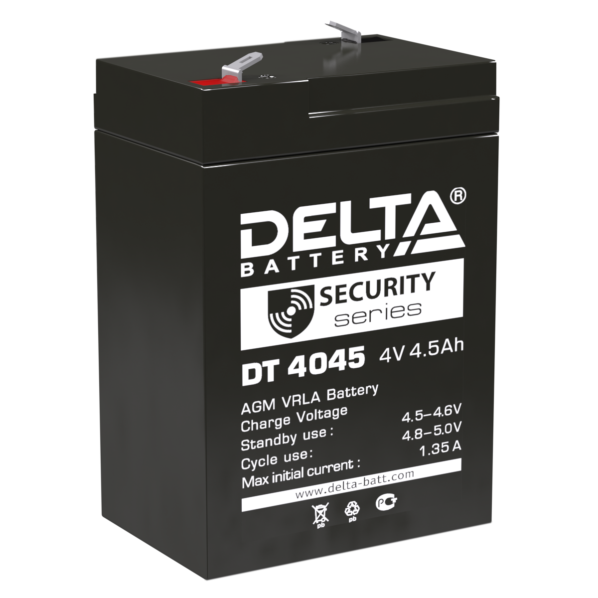   Аккумуляторная батарея для ОПС Delta DT 4045 