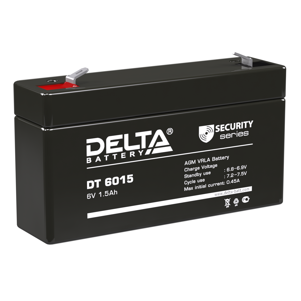 Аккумуляторная батарея для ОПС Delta DT 6015