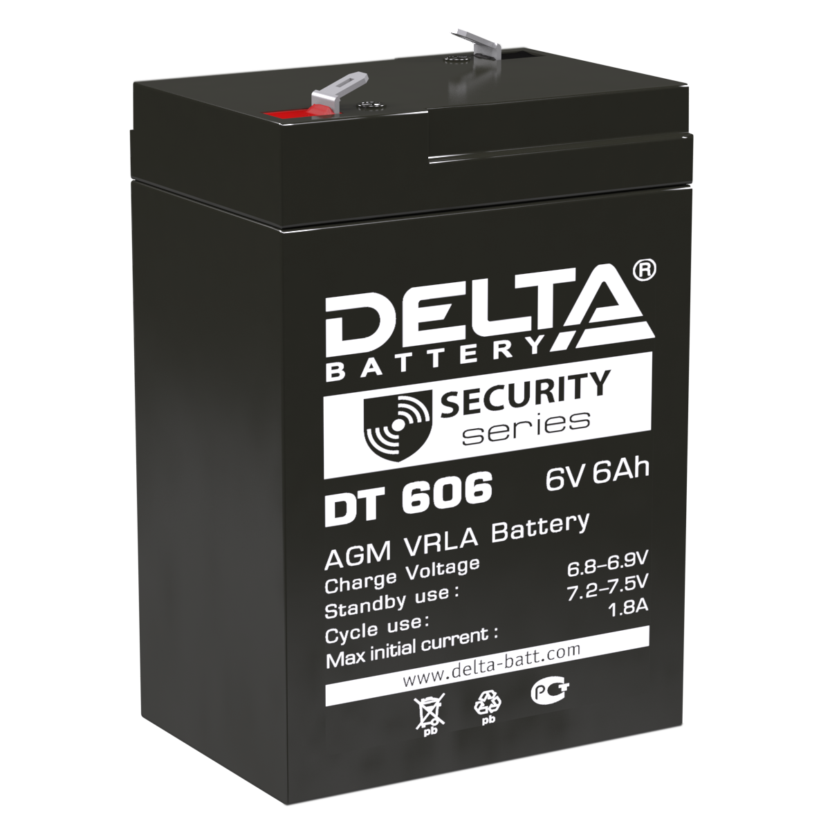   Аккумуляторная батарея для ОПС Delta DT 606 
