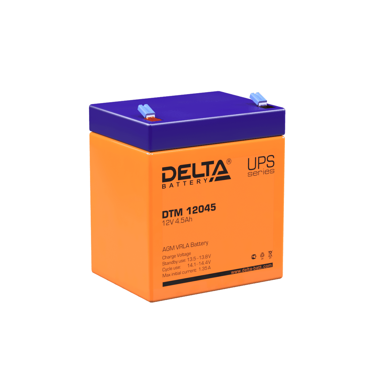 Аккумуляторная батарея общего применения Delta DTM 12045