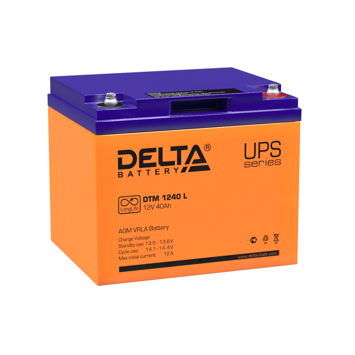 Аккумуляторная батарея для ИБП Delta DTM 1240 L