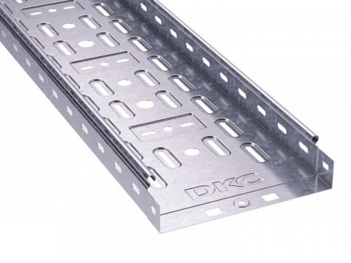 Лоток перфорированный ЛП DKC 0.8 200Х50Х3000 цинк-ламельный 35264ZL купить с доставкой по РФ