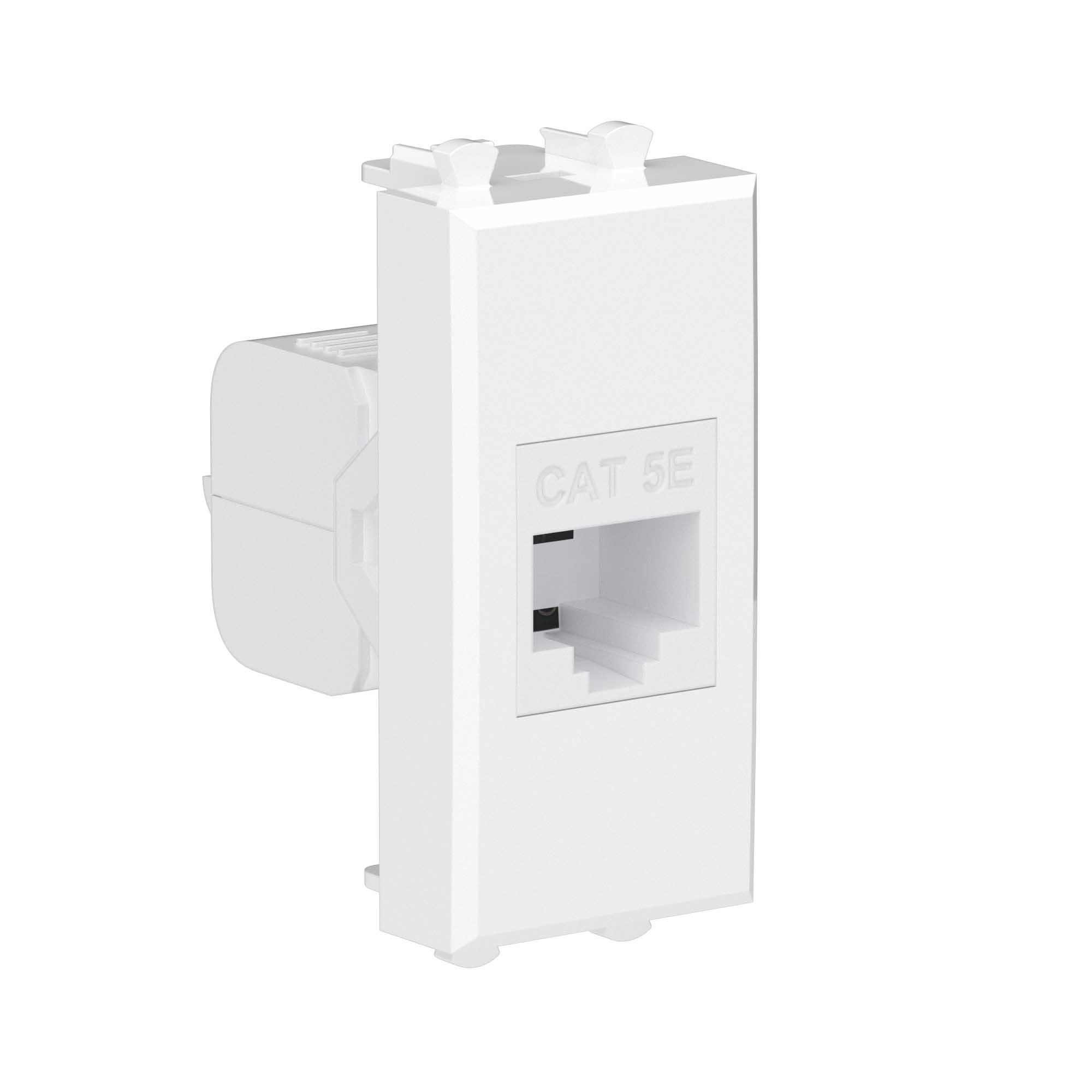 Розетка DKC Avanti компьютерная RJ-45 без шторки модульная кат.5е белое облако 1 модуль