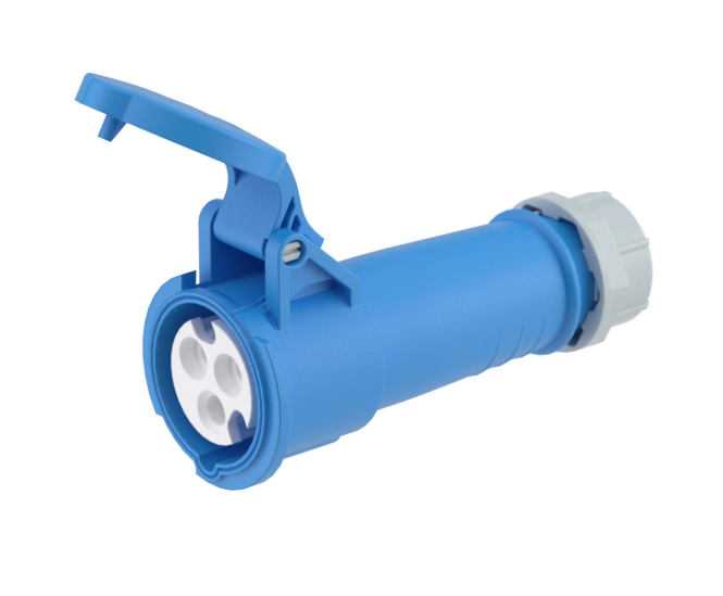 Розетка кабельная DKC 32A 2P+E IP44 переносная 230V