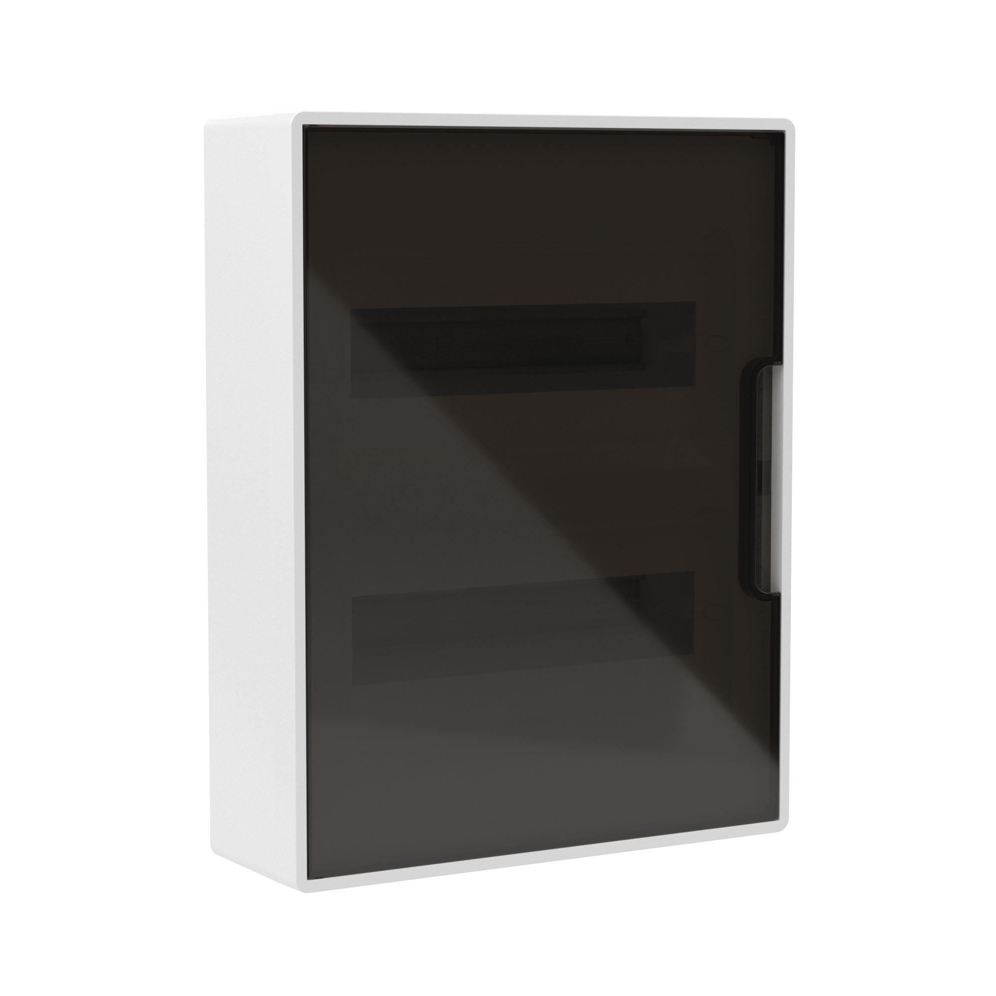 Щит DKC 24 модуля настенный FRAME, белый, с тонированной дверцей, с 4 шинами PEN купить с доставкой по РФ