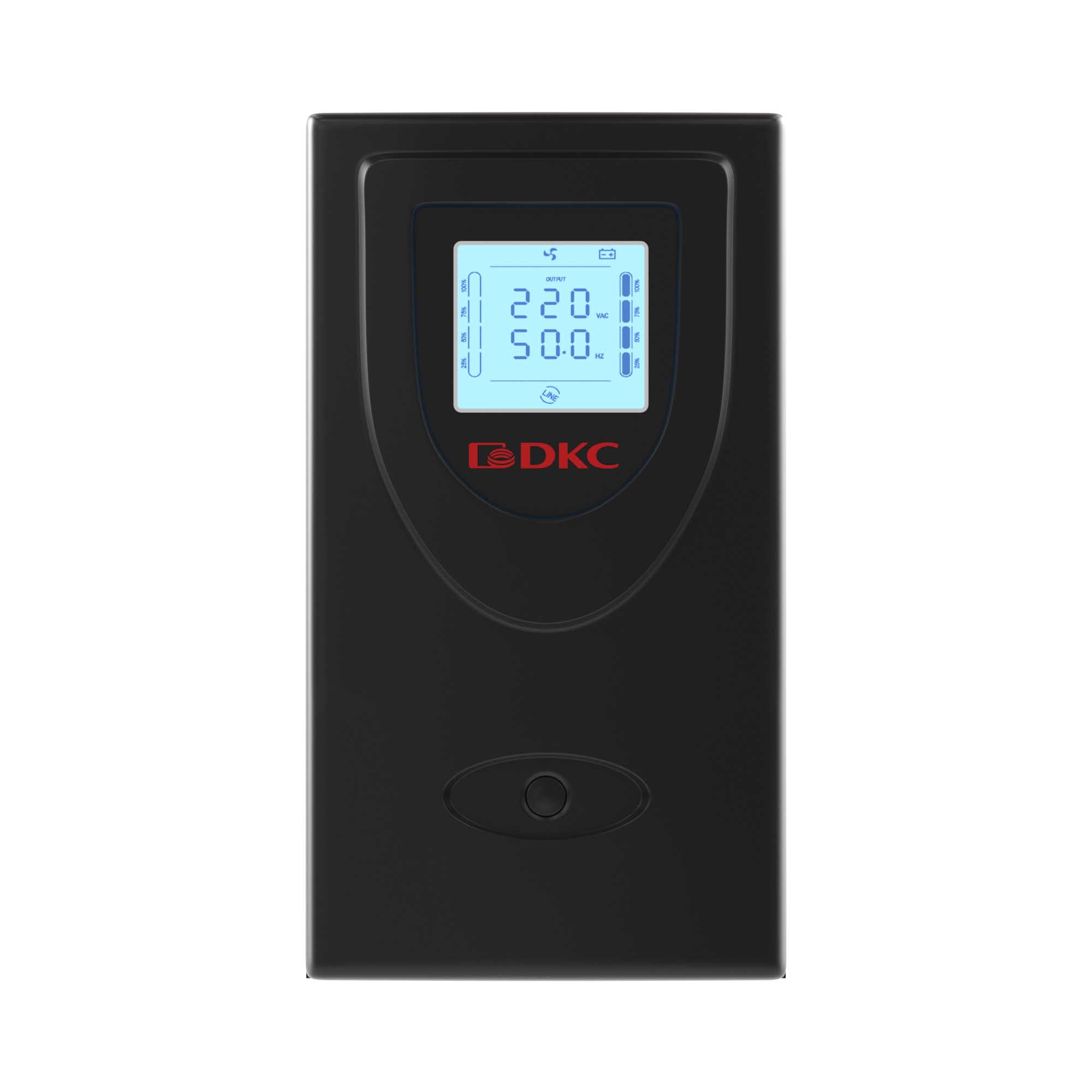 Линейно-интерактивный источник бесперебойного питания DKC Info LCD 2000 ВА/1200 Вт