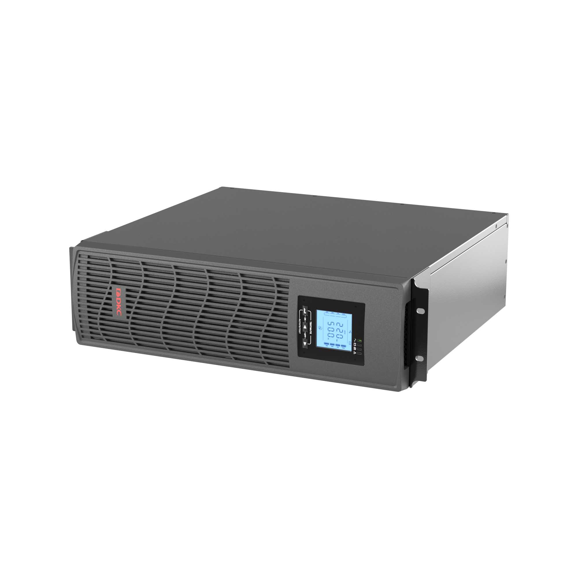 ИБП линейно-интерактивный DKC Info Rackmount Pro 2000ВА/1600Вт 1/1 USB RJ45 6xIEC C13 Rack 3U SNMP/AS400 slot 3х9А ч