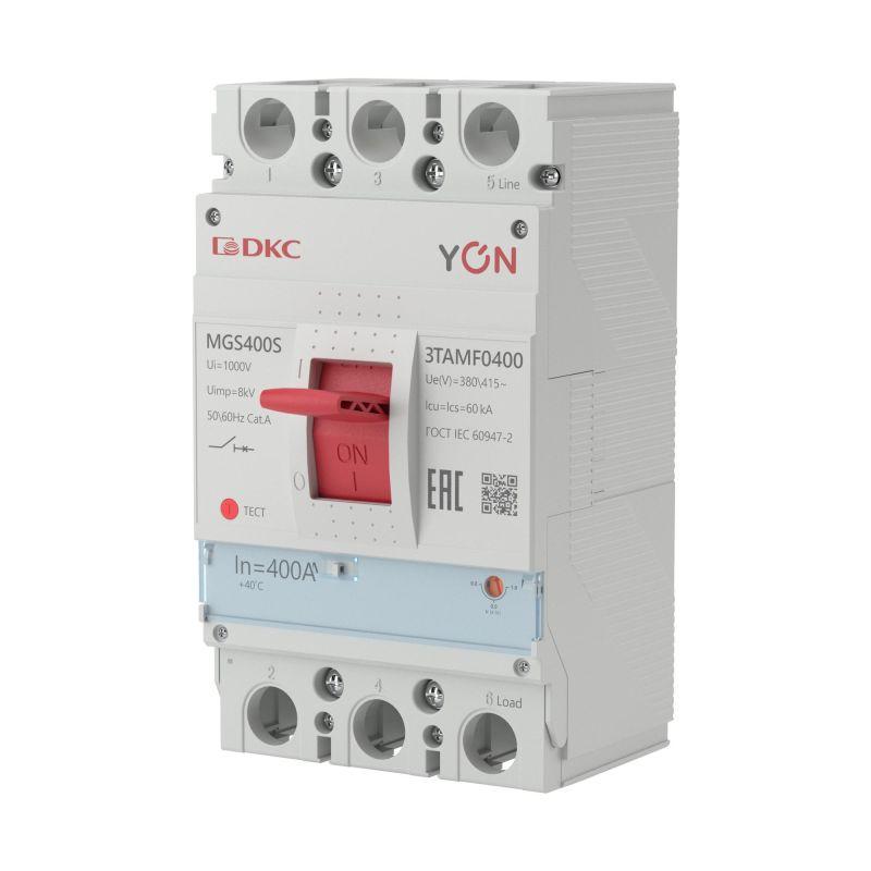 Автоматический выключатель DKC YON MGS400 3P 320-400A 60kA