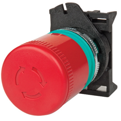 Кнопка DKC аварийная грибовидная поворотная с индикацией купить с доставкой по РФ
