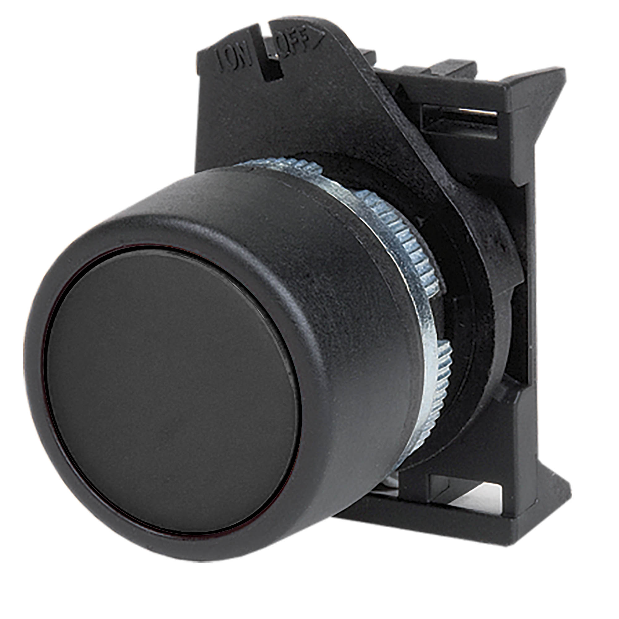 Кнопка DKC плоская без фиксации черная купить с доставкой по РФ