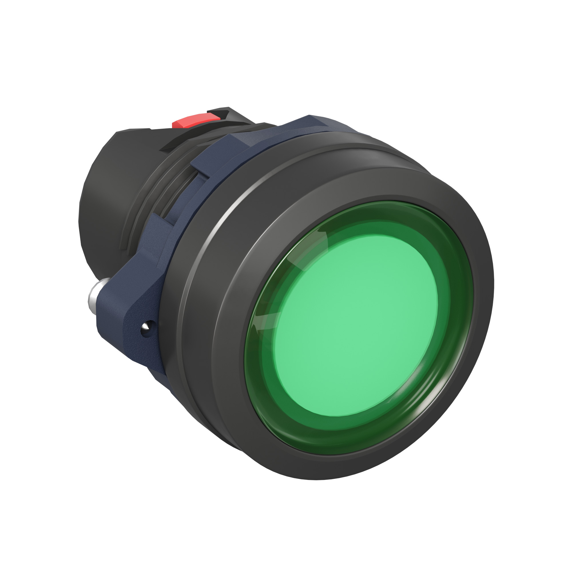 Головка кнопки DKC плоская прозрачная с фиксацией, зеленая купить с доставкой по РФ