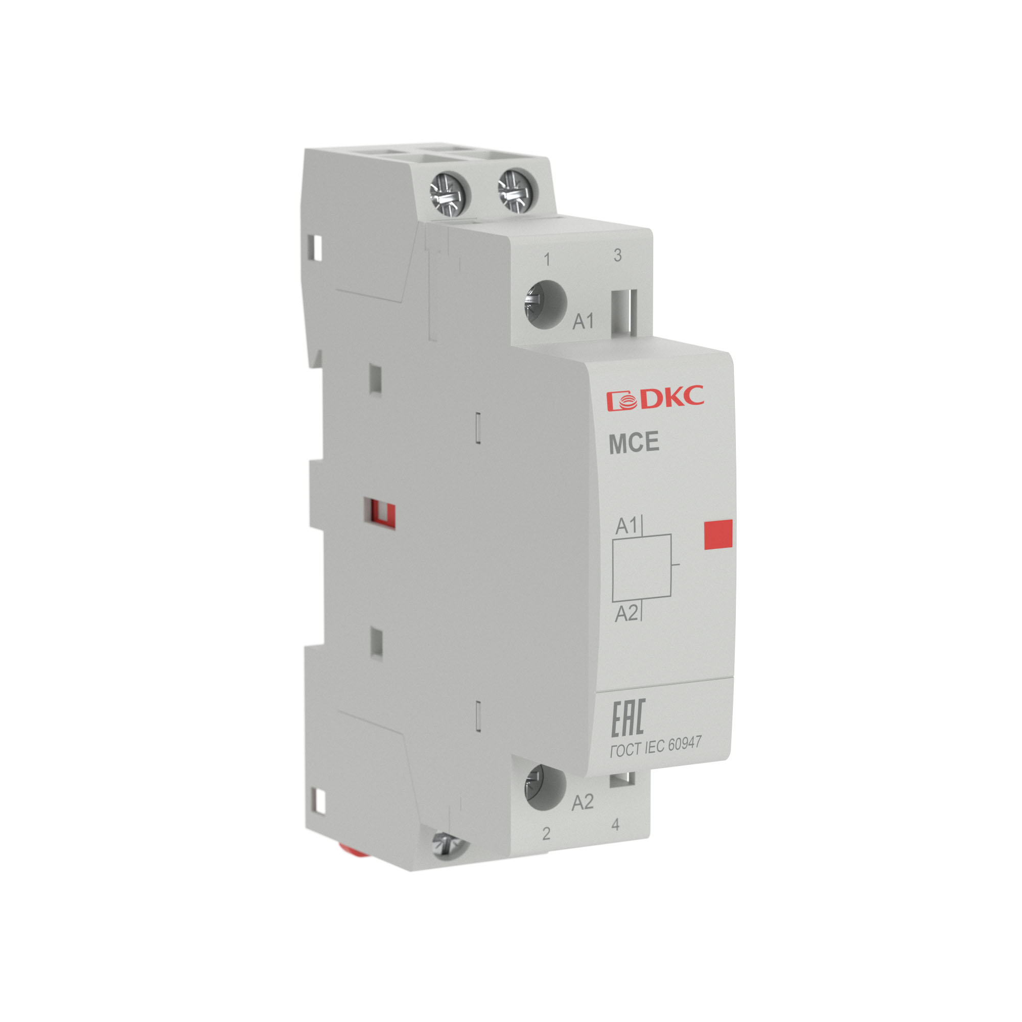 Контактор модульный DKC YON max типа MCE, 2P, 20A, 240В, 1НО+1НЗ купить с доставкой по РФ