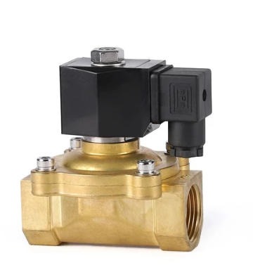 Клапан электромагнитный DN.ru VS200-NT-NC-220VAC 1" Ду25 Ру10, соленоидный двухходовой, корпус - латунь, уплотнение - NBR, резьбовой, нормально-закрытый, прямого действия, катушка - 220В купить с доставкой по РФ