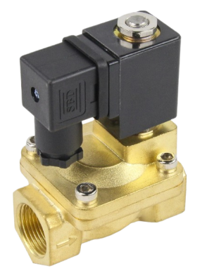 Клапан электромагнитный DN.ru VS400-ET-NC-220VAC 1/2" Ду15 Ру16 корпус - латунь, уплотнение - EPDM, резьбовой, нормально-закрытый, пилотный, катушка - 220В купить с доставкой по РФ